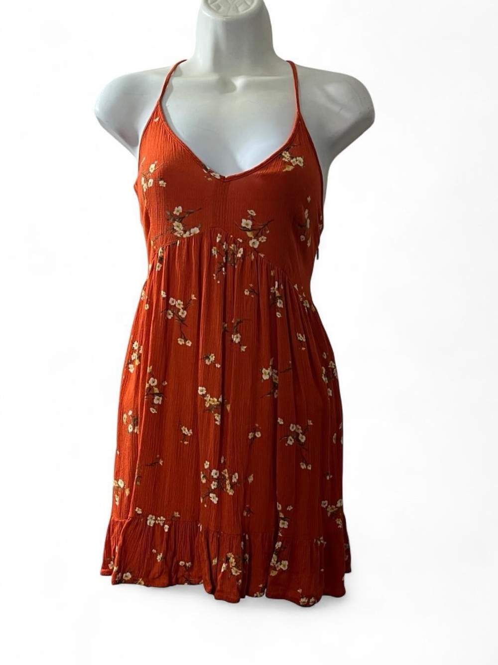 Forever 21 Rust Floral Mini Dress